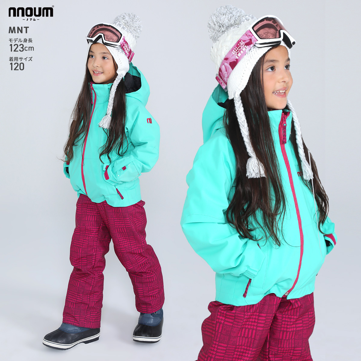 子ども用ウィンタースポーツウェアセット デサント（DESCENTE）（キッズ）スキーウエア ガールズ ジュニア