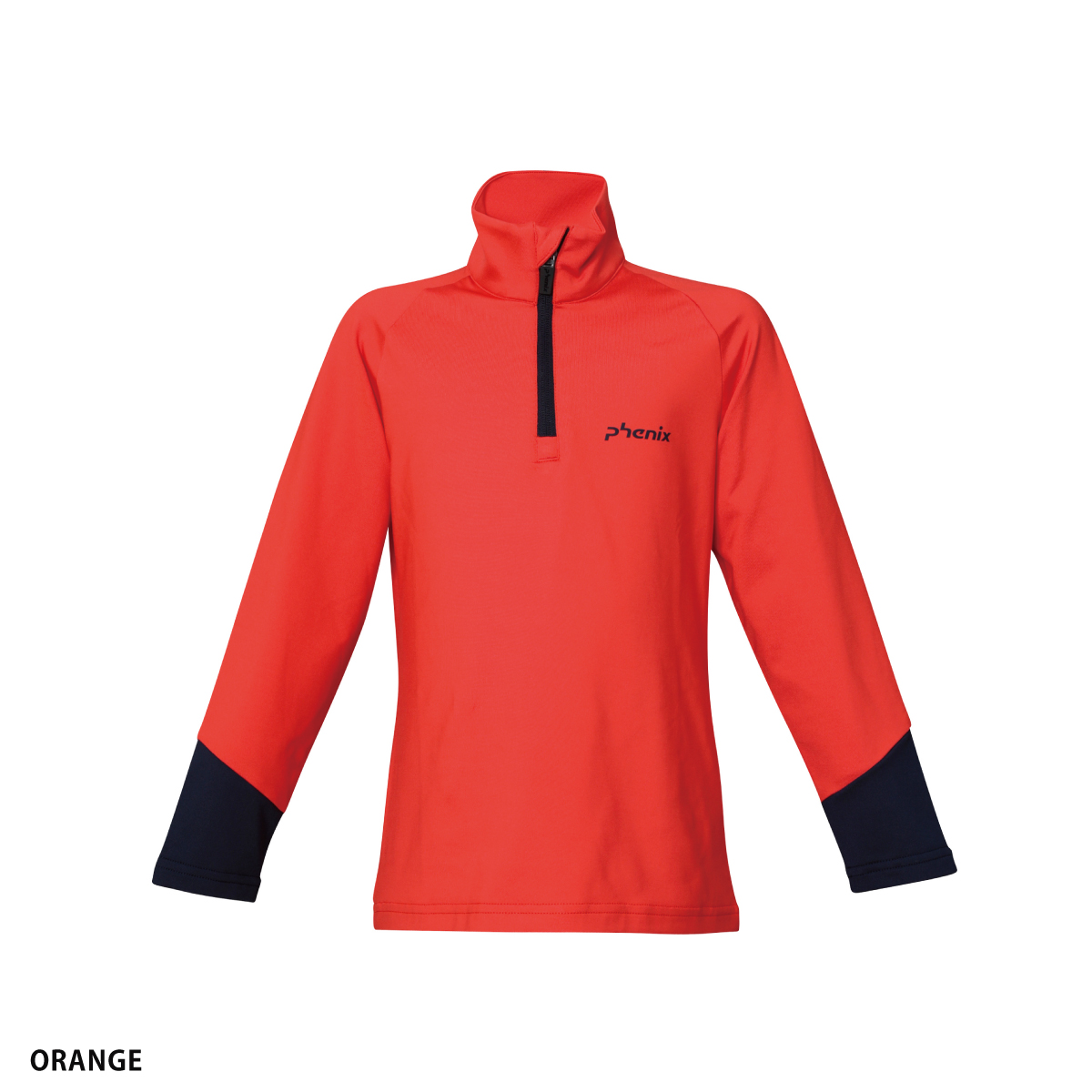 フェニックス スキーウェア PHENIX スキー アンダーウェア シャツ キッズ ジュニア＜2024＞ ESB23LS80 / Lightning Junior 1/2 Zip Tee | フェニックス（スポーツ） | 01