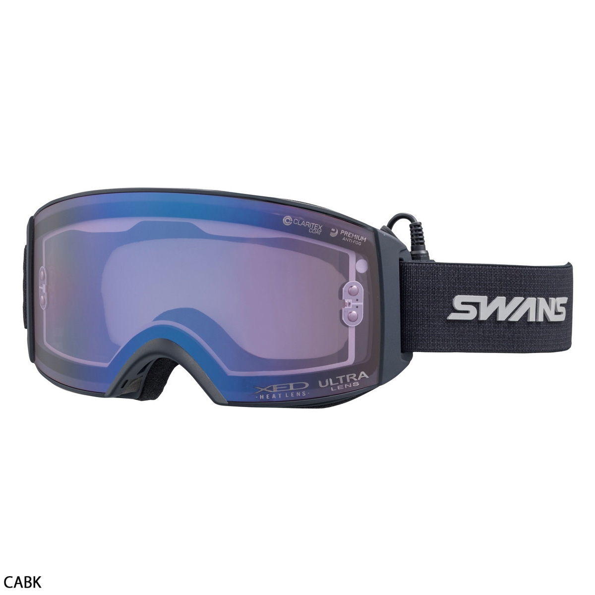 SWANS スノーゴーグル RACAN-XED CABK 23-24 モデル SWANS（スワンズ） スキーゴーグル ゴーグル ゴーグル ＜2024＞RACAN