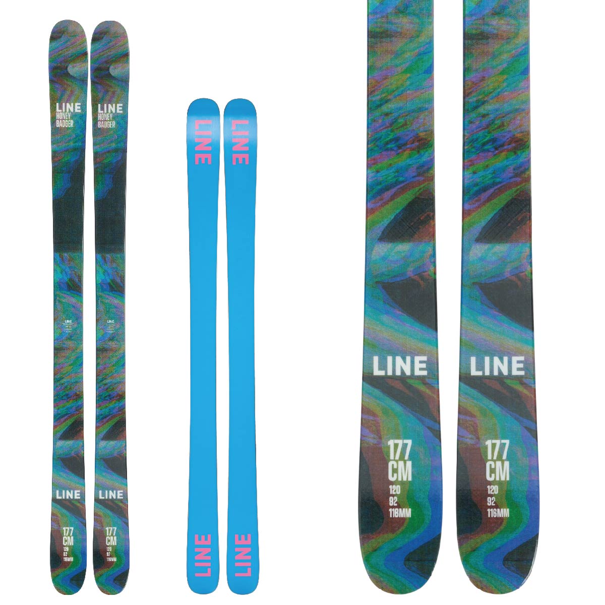 LINE HONEY BADGER スキー 板 LINE HONEY BADGER スキー板（166cm） line_2526_honey-