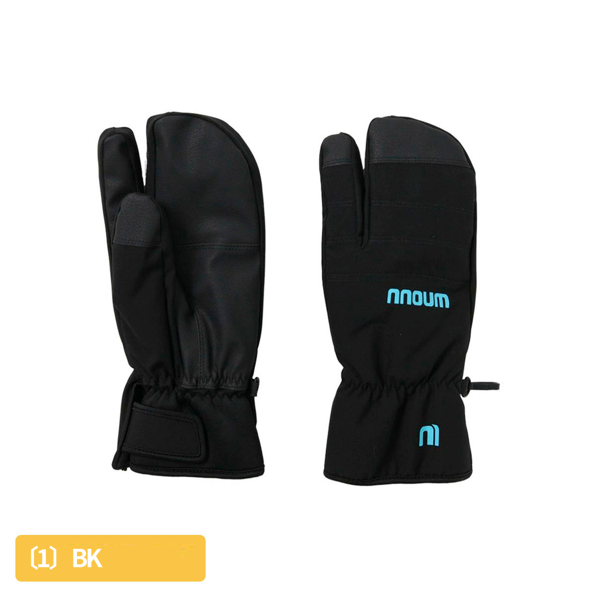 スキー グローブ スノーボード スノボ キッズ ジュニア 手袋 NNOUM ノアム 子供 男の子 女の子 ミトン 3本指 軽量 防寒 スノーグローブ ストレッチ | NNOUM | 01