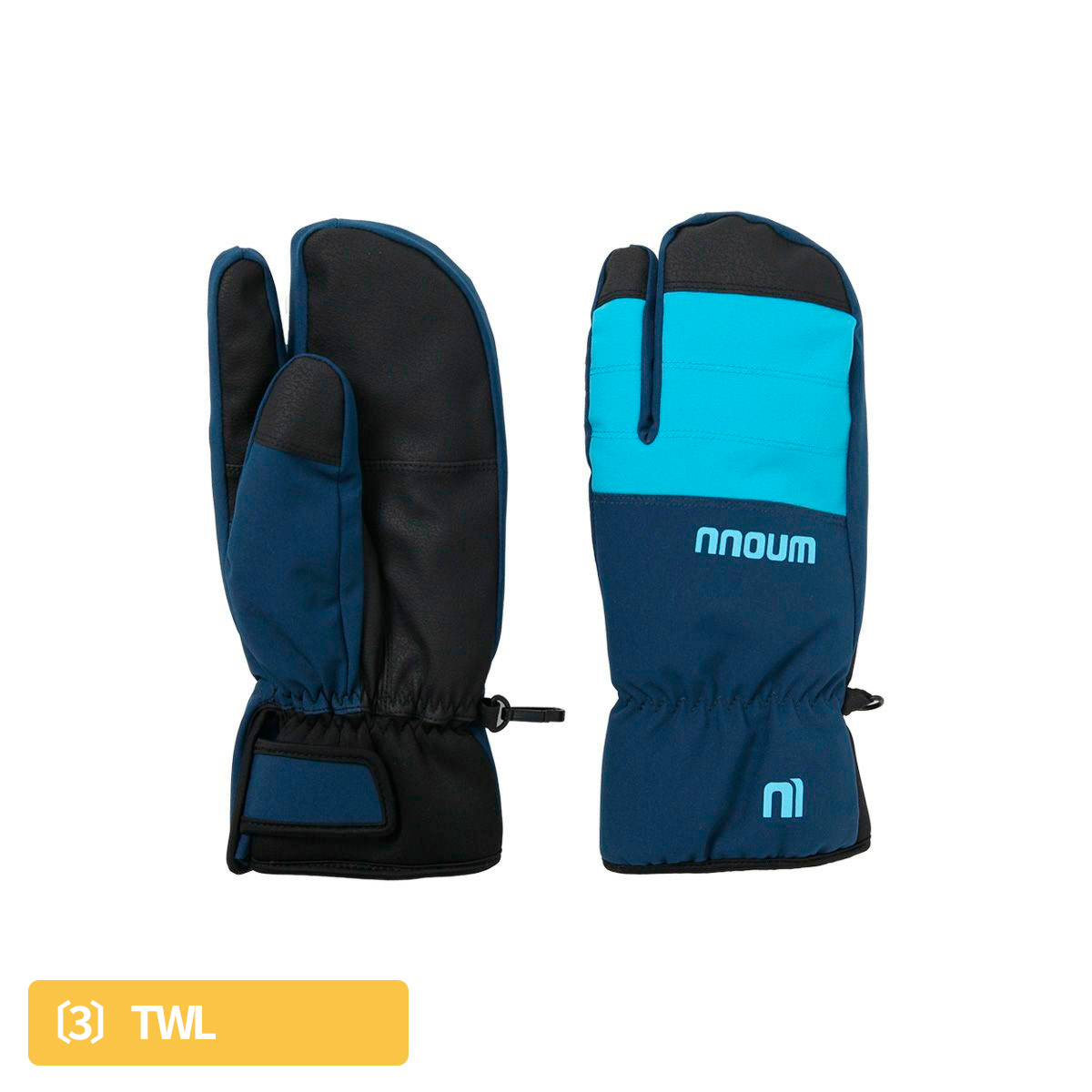 スキー グローブ スノーボード スノボ キッズ ジュニア 手袋 NNOUM ノアム 子供 男の子 女の子 ミトン 3本指 軽量 防寒 スノーグローブ ストレッチ | NNOUM | 03