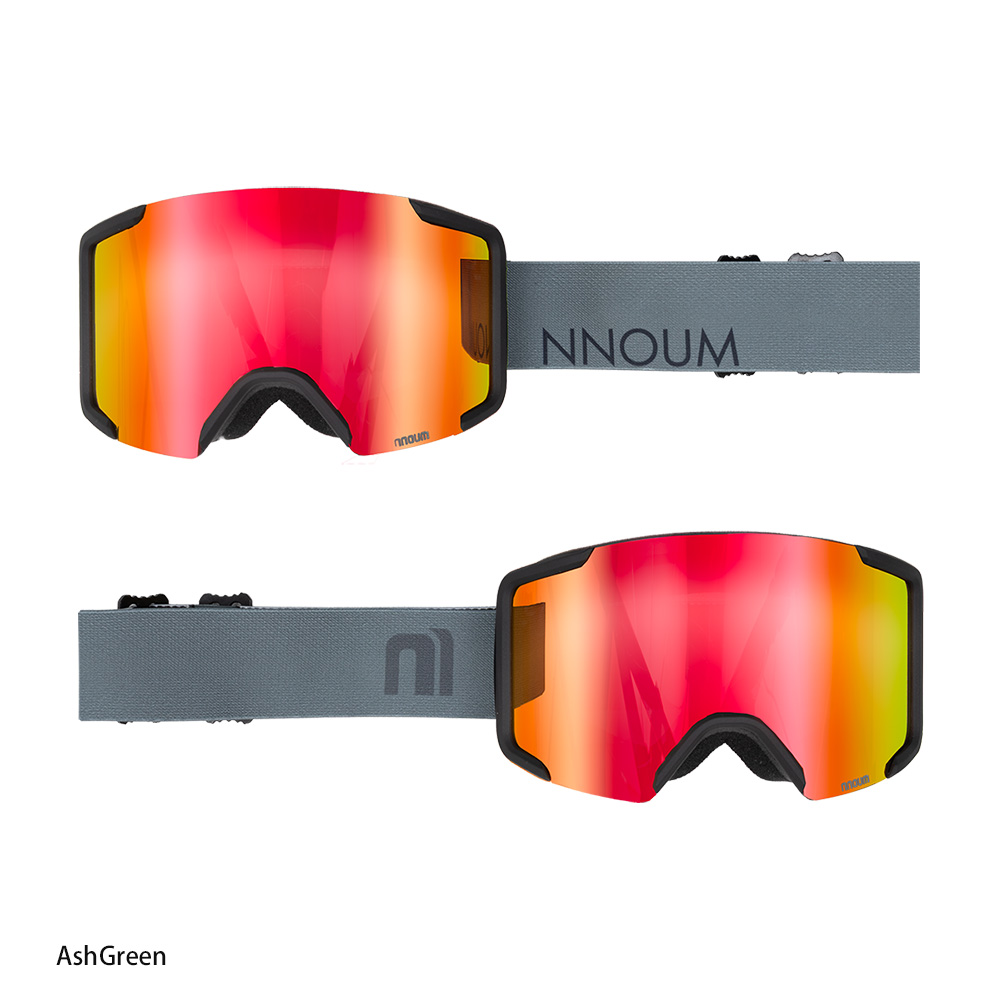 スキーゴーグル スノーボード メガネ 眼鏡対応 平面ダブルレンズ NNOUM ノアム 曇り止め加工 uvカット 収納袋 眼鏡対応 | NNOUM | 01