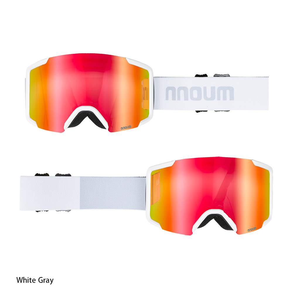 スキーゴーグル スノーボード メガネ 眼鏡対応 平面ダブルレンズ NNOUM ノアム 曇り止め加工 uvカット 収納袋 眼鏡対応 | NNOUM | 09