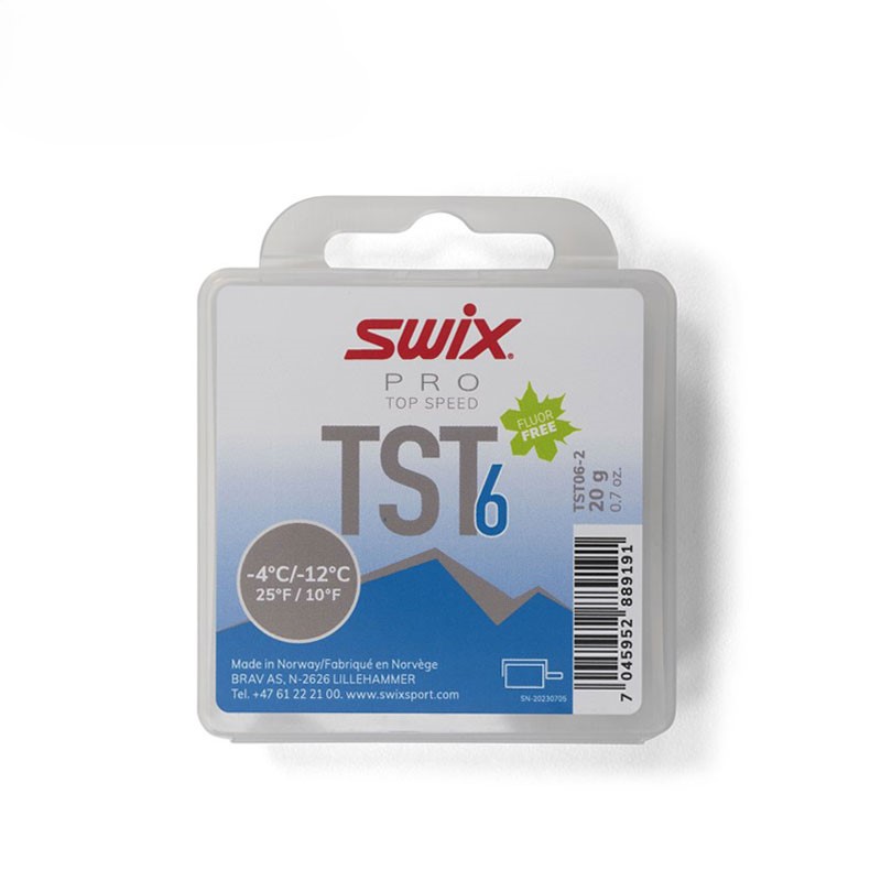 swix TS6 スキー用ワックス SWIX（スウィックス） ワックス TST06 TS ターボブルー 20g 固形 TS6