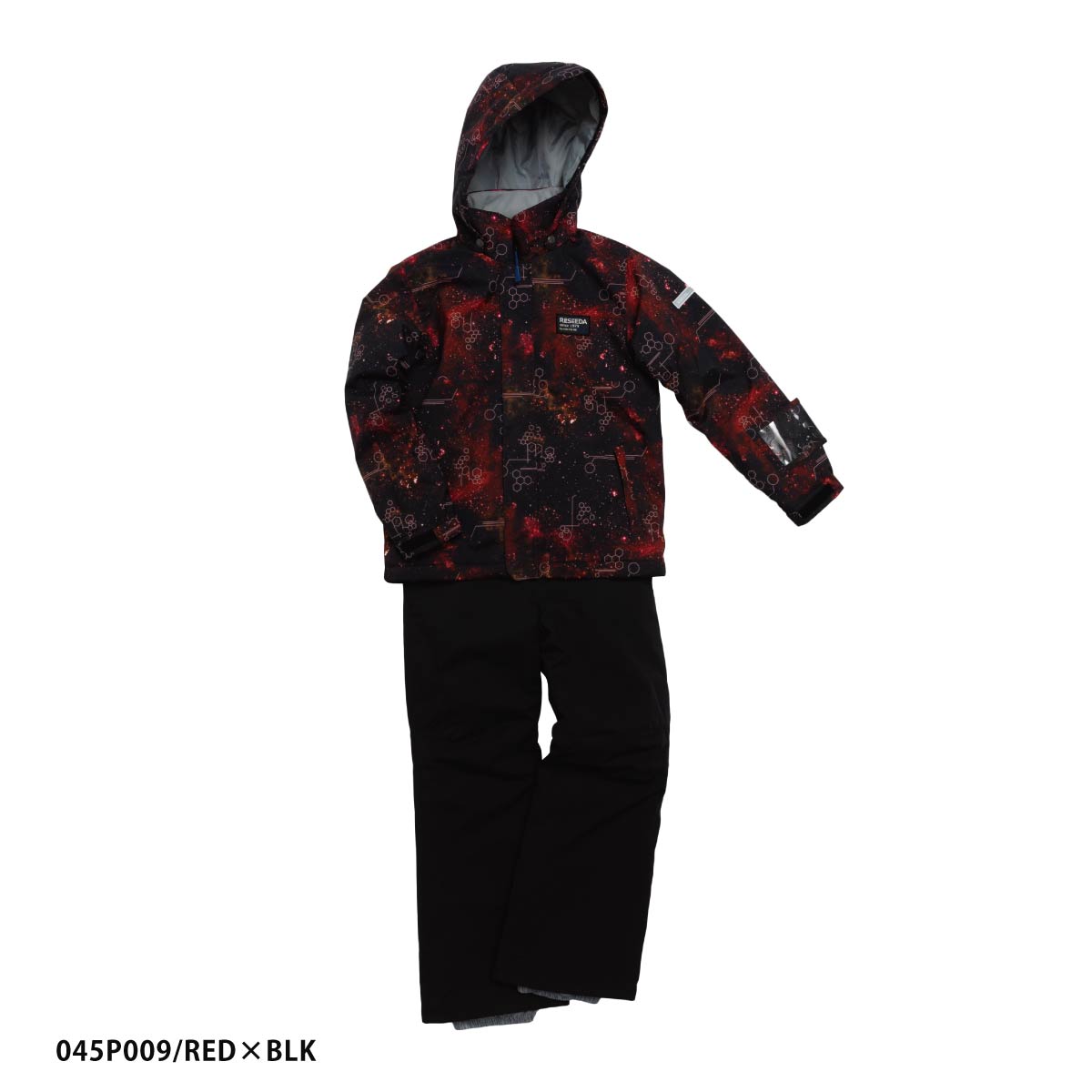 RESEEDA ジュニアスーツ 調節可能 上下セット 150サイズ スノーウェア RESEEDA（レセーダ） スキーウェア キッズ スノーウェア ジュニア 上下