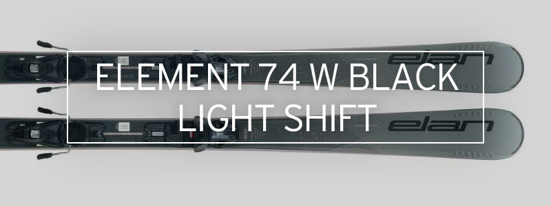 ELAN エラン スキー板 レディース 2025 ELEMENT 74 W BLACK LIGHT