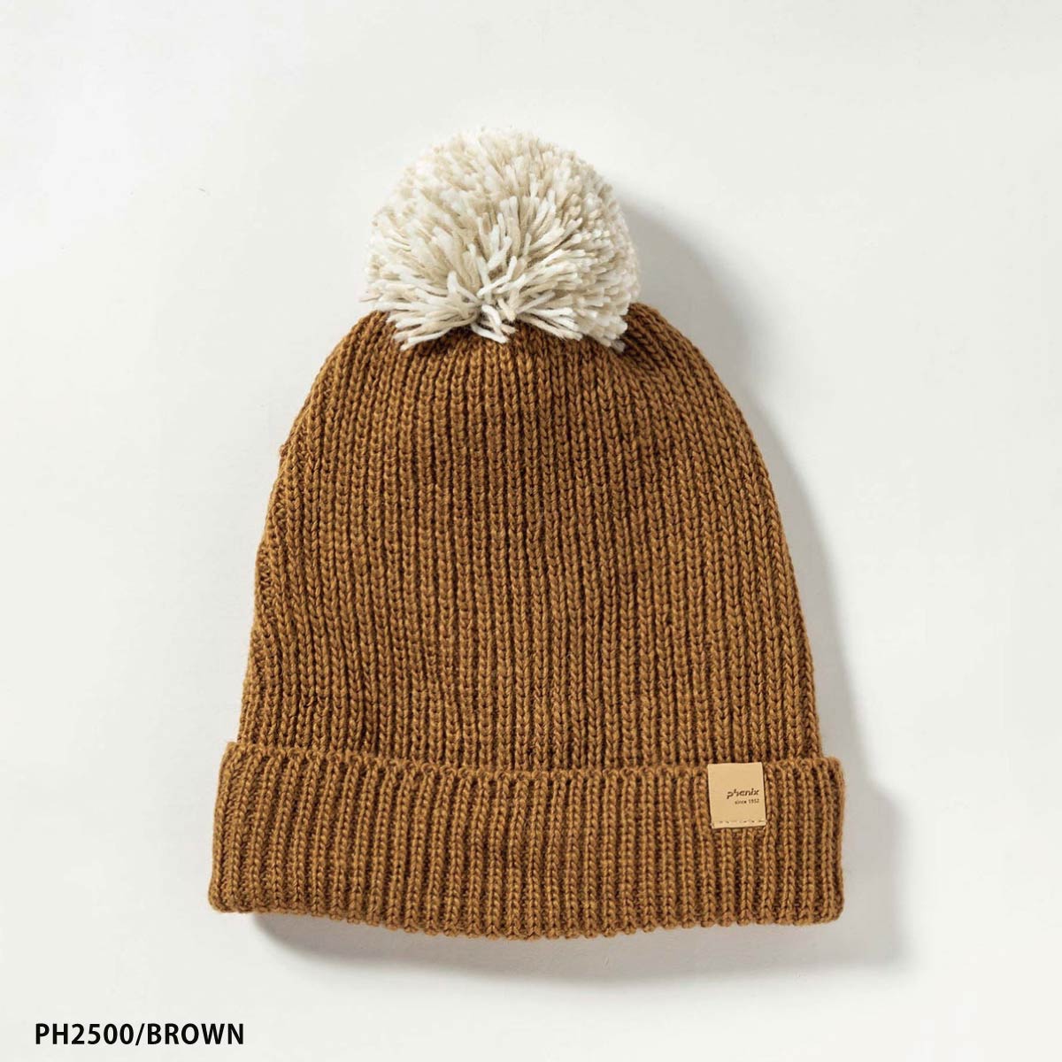 フェニックス　レディース　スノーボードウェア　M　ブラウン　ベージュ　ニット帽 フェニックス（PHENIX） スキーニット帽 レディース＜2025＞ESW24HW50