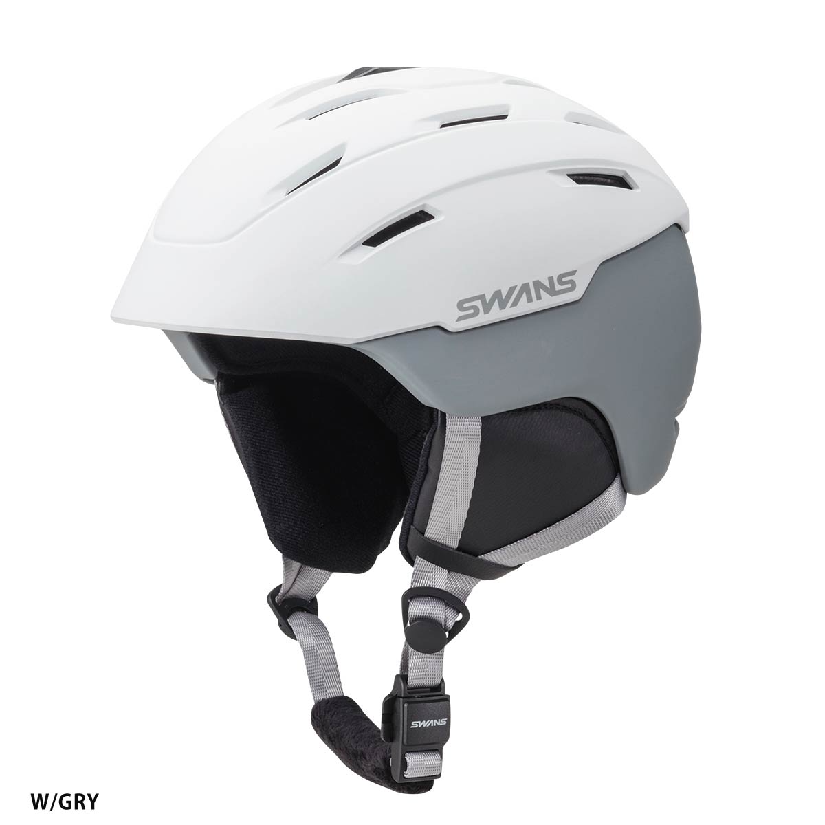 SWANS 2025 スキーヘルメットマットグレー 収納袋付き SWANS（スワンズ） スキーヘルメット メンズ レディース 2025 HSF-231