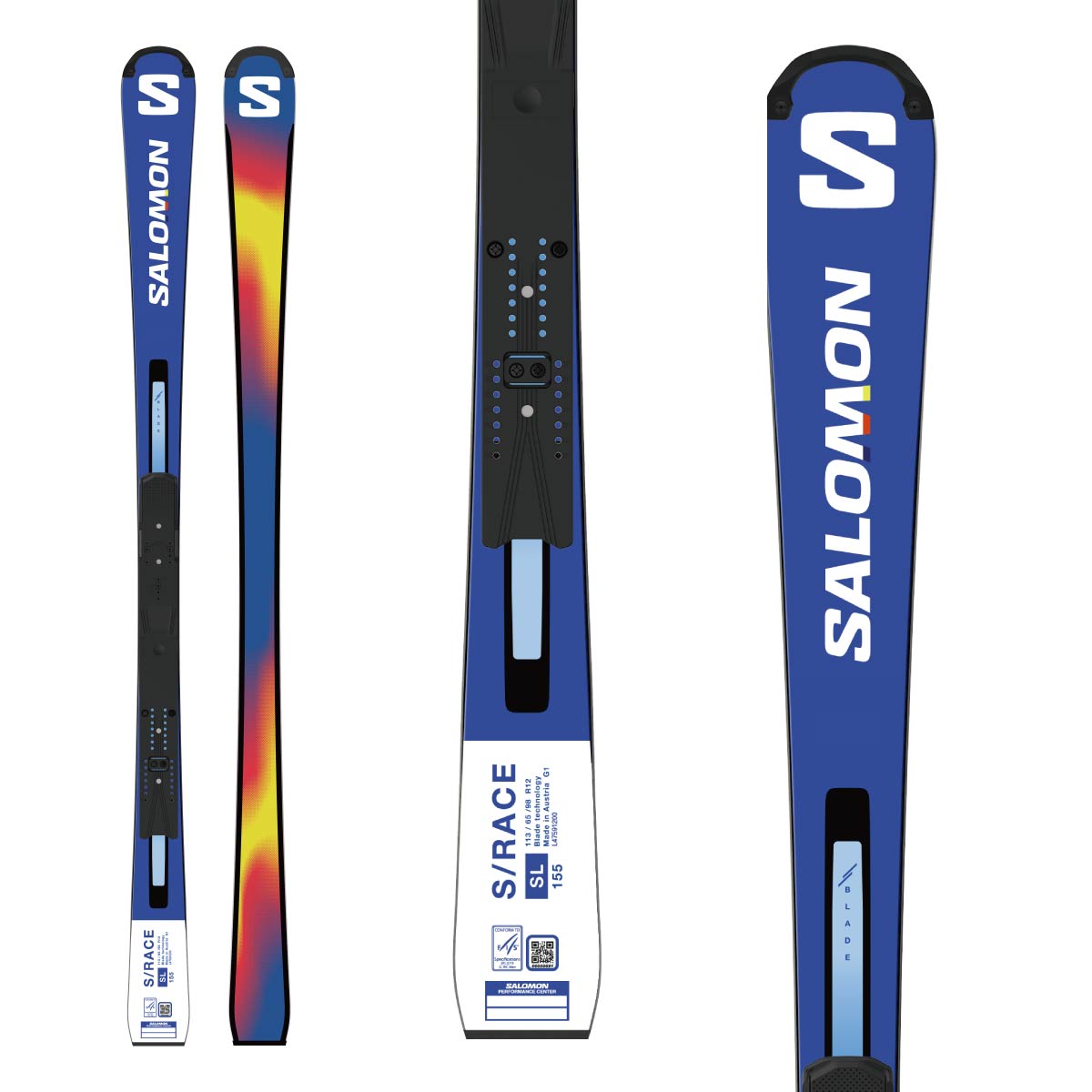 Salomon X-Race SC SLスキー 板 バインディング付 155cm SALOMON（サロモン） 日本正規品 スキー 板 ビンディング 金具 17-18