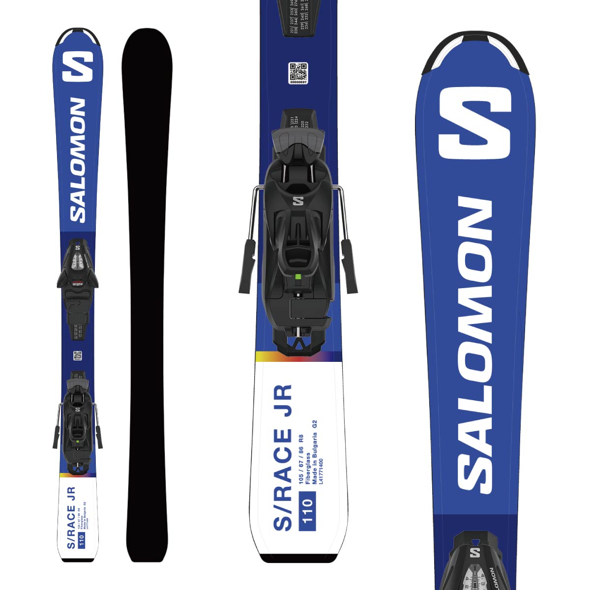 SALOMON サロモン スキー板 キッズ ジュニア 2026 S/RACE JR S + C5 GW プレート/ビンディング セット 取付無料 | SALOMON | 01