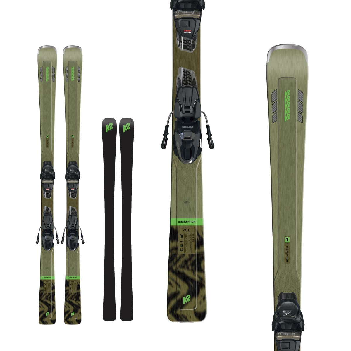K2 ケーツー スキー板 メンズ レディース 2025 DISRUPTION 78C