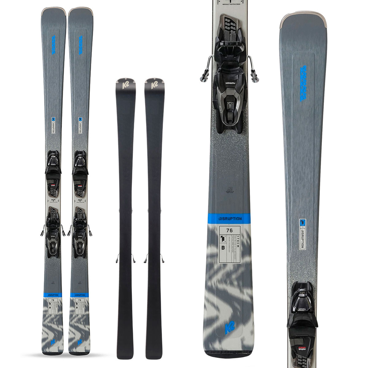 K2 ケーツー スキー板 メンズ レディース 2025 DISRUPTION 76 