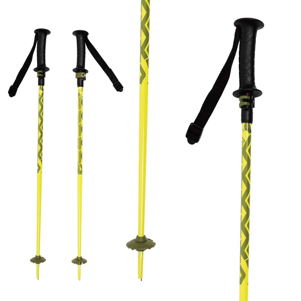 K2 ケーツー スキー ポール ストック キッズ ジュニア 伸縮式 ＜2026＞ BOYS SPROUT GREEN / KS240599001 | K2（スキー、スノーボード） | 01