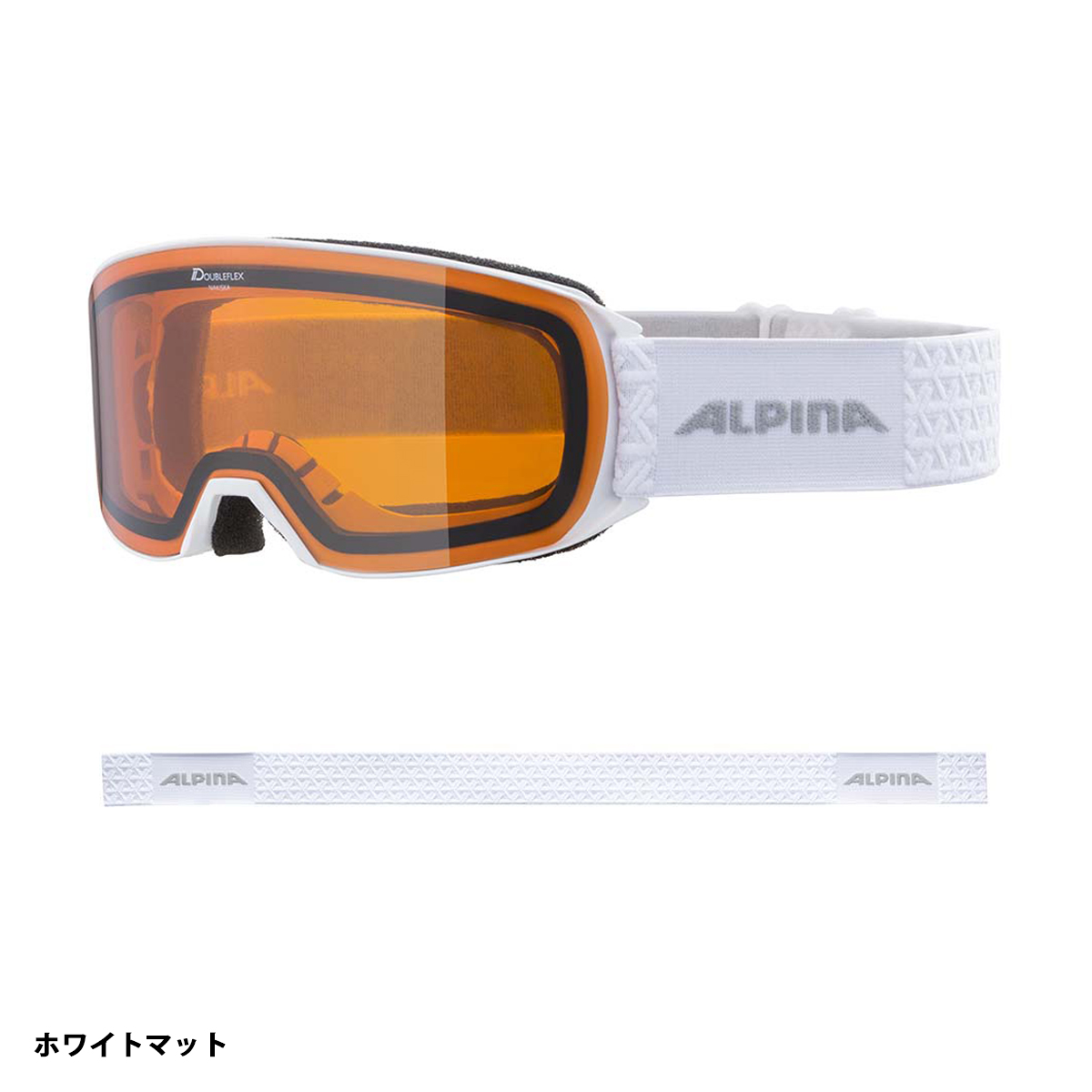 ALPINA（スポーツ） スキーゴーグル、サングラス（色：ホワイト系