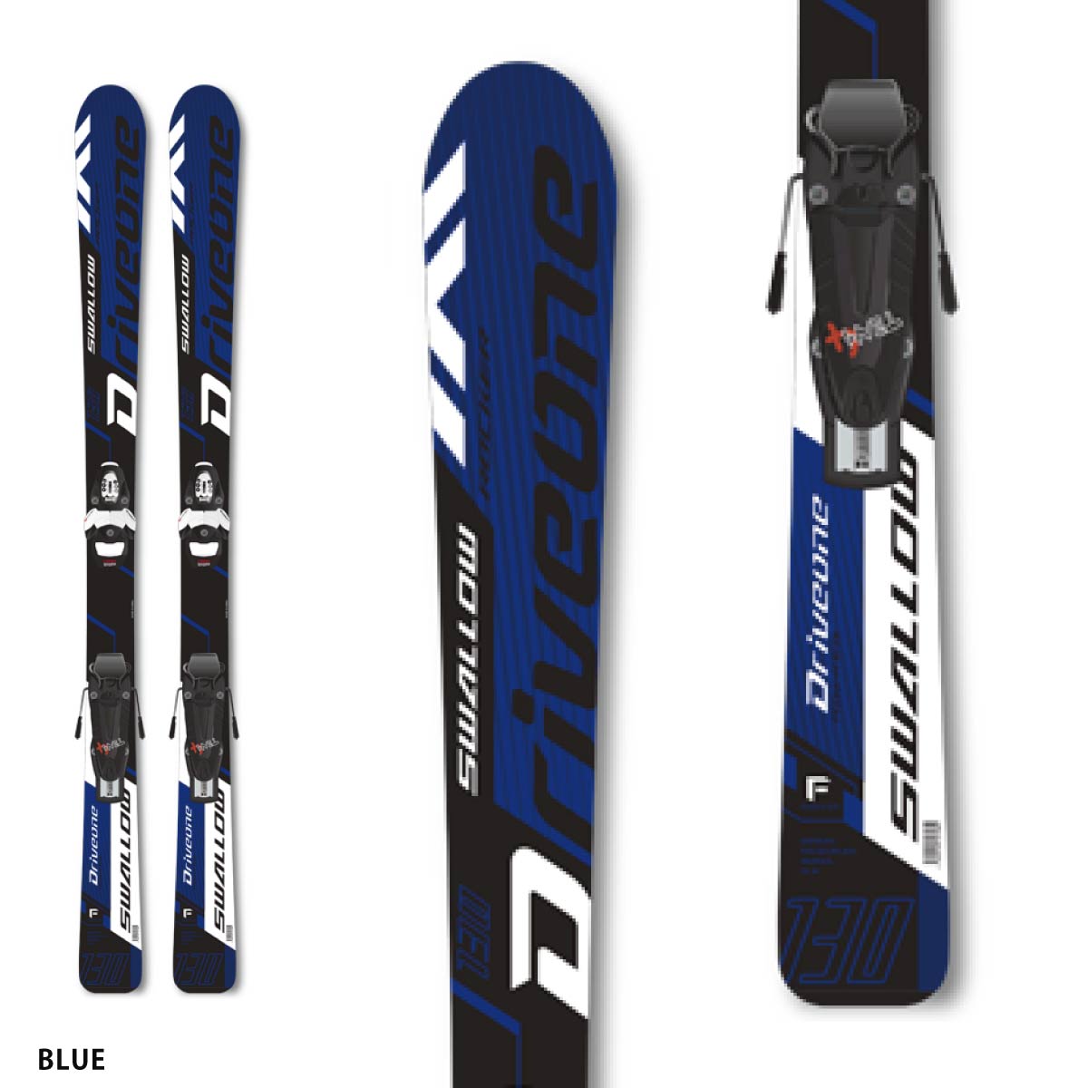 SWALLOW スワロー スキー板 キッズ ジュニア＜2025＞DRIVE ONE + TEAM