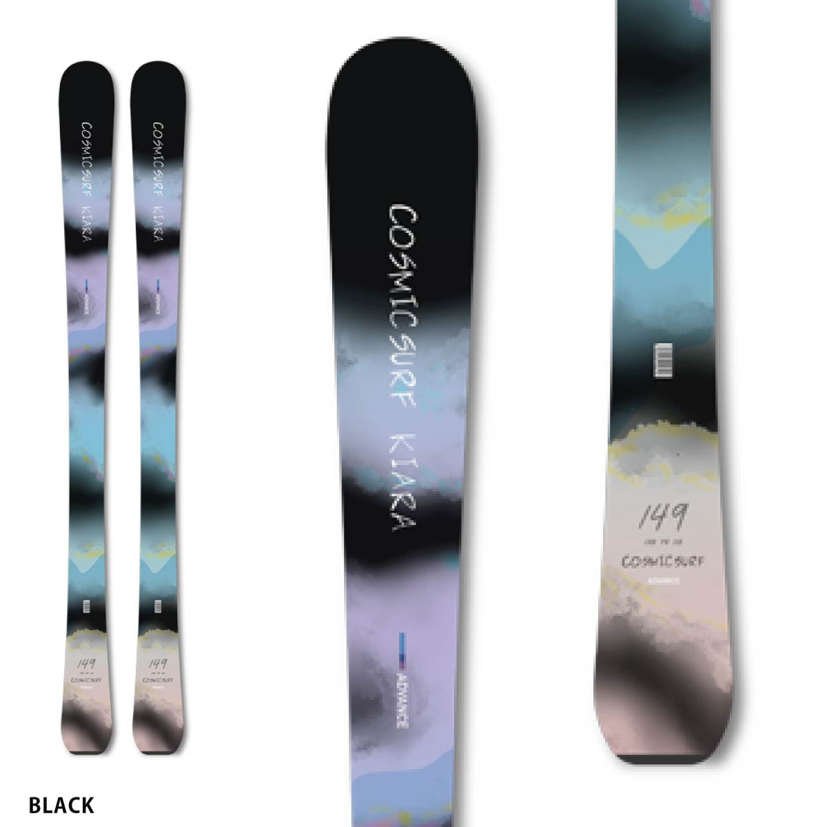 ウィンタースポーツ COSMIC SURF スキー ビンディング セット 47