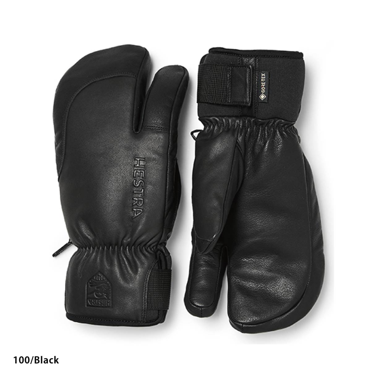 Hestra 3フィンガーグローブ 黒 　　サイズ6　 新品未使用 HESTRA 3-Finger GTX Full Leather - サッポロスキッド