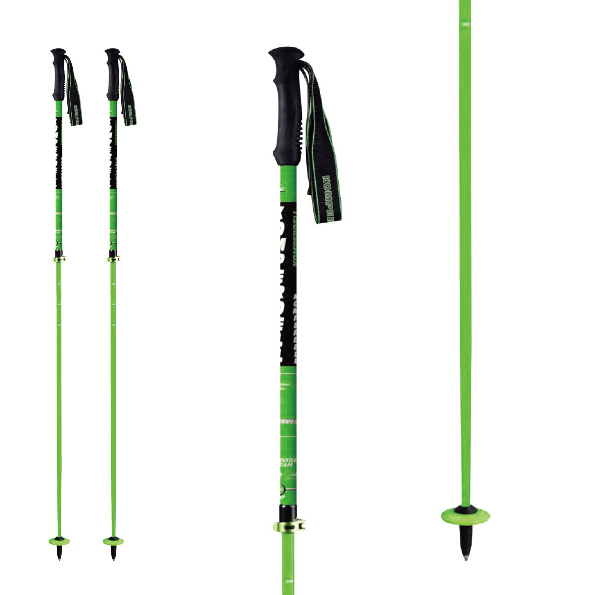 22日限定！全品P10倍！】KOMPERDELL コンパーデル スキーポール 伸縮式