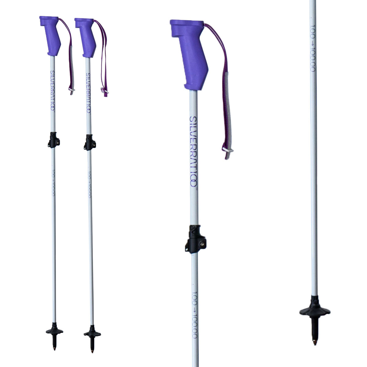 S1LVERRAT1OO シルバーラティオ スキー ポール ストック＜2026