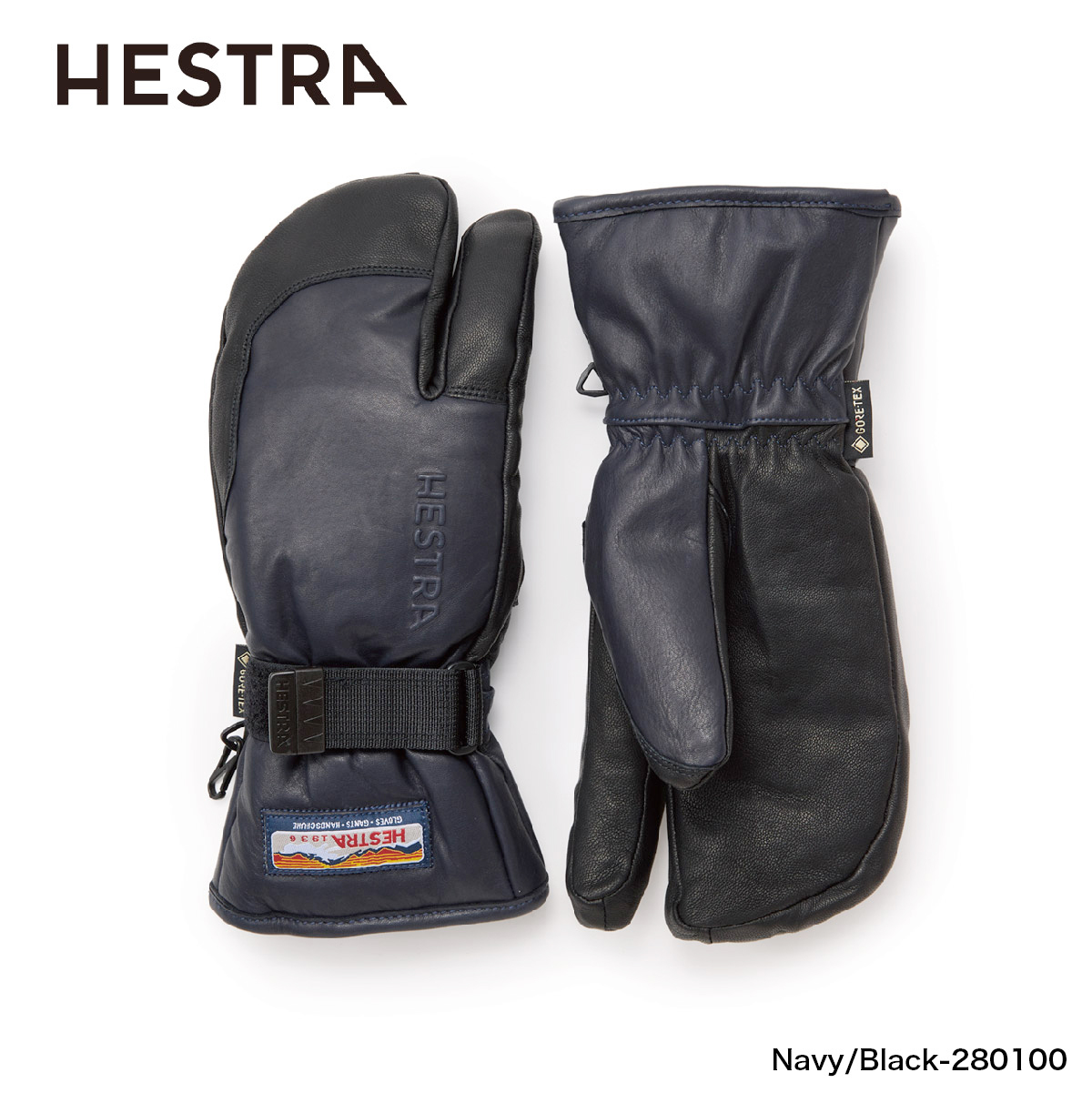 スキー グローブ メンズ レディース HESTRA ヘストラ＜2023＞33882 3-Finger GTX Full Leather 22-23  旧モデル