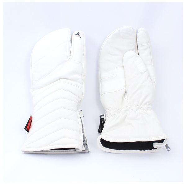 スキー グローブ メンズ レディース MIZUNO ミズノ ＜2024＞ LEATHER 3 FINGER GLOVES Z2JY9502 | MIZUNO | 01