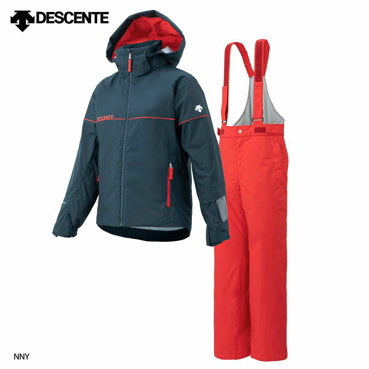 スキー ウェア キッズ ジュニア DESCENTE デサント ＜2022＞ DWJSJH93 JUNIOR SUIT 上下セット 21-22 旧モデル