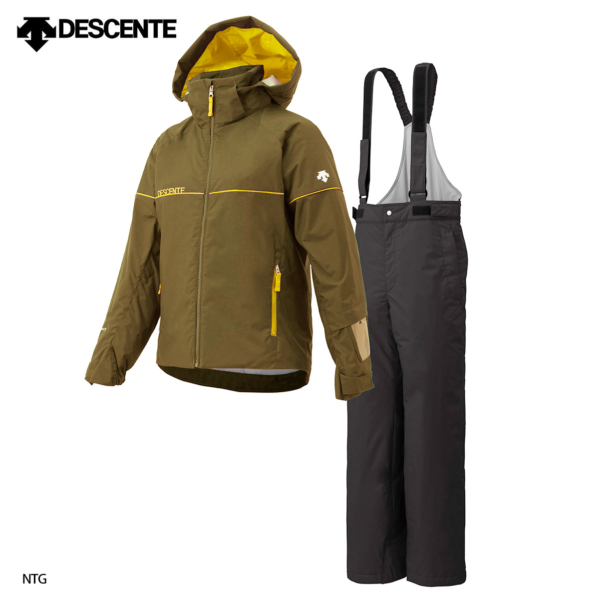 エントリでP+4％!3/10限定! スキー ウェア キッズ ジュニア DESCENTE デサント ＜2022＞ DWJSJH93 JUNIOR  SUIT 上下セット 21-22 旧モデル