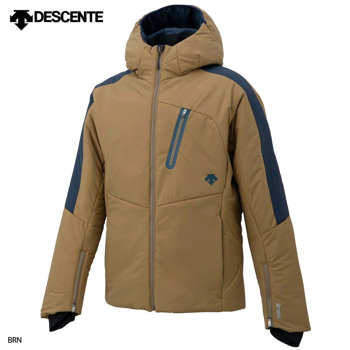 スキー ウェア メンズ レディース DESCENTE〔デサント ジャケット〕＜2022＞ DWMSJK76 S.I.O STRETCH PUFF HOODIE JACKET / PUFF 21-22 旧モデル｜tanabesp｜05