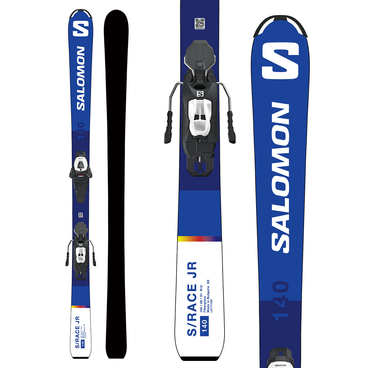 札幌市 清田区 SALOMON サロモン RACE ジュニアスキー 130㎝ ブルー SALOMON RACE 130㎝ 清田区 サロモン ブルー 札幌市 ジュニアスキー
