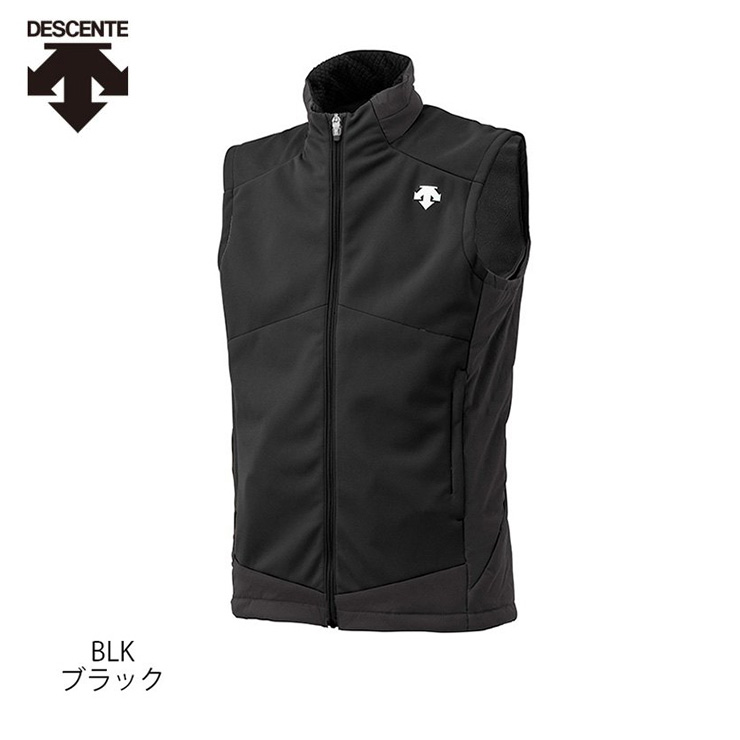 スキー ウェア メンズ レディース DESCENTE デサント スキーウェア ミドルレイヤー＜2023＞DWUUJK63 / SOFT SHELL VEST 22-23 旧モデル