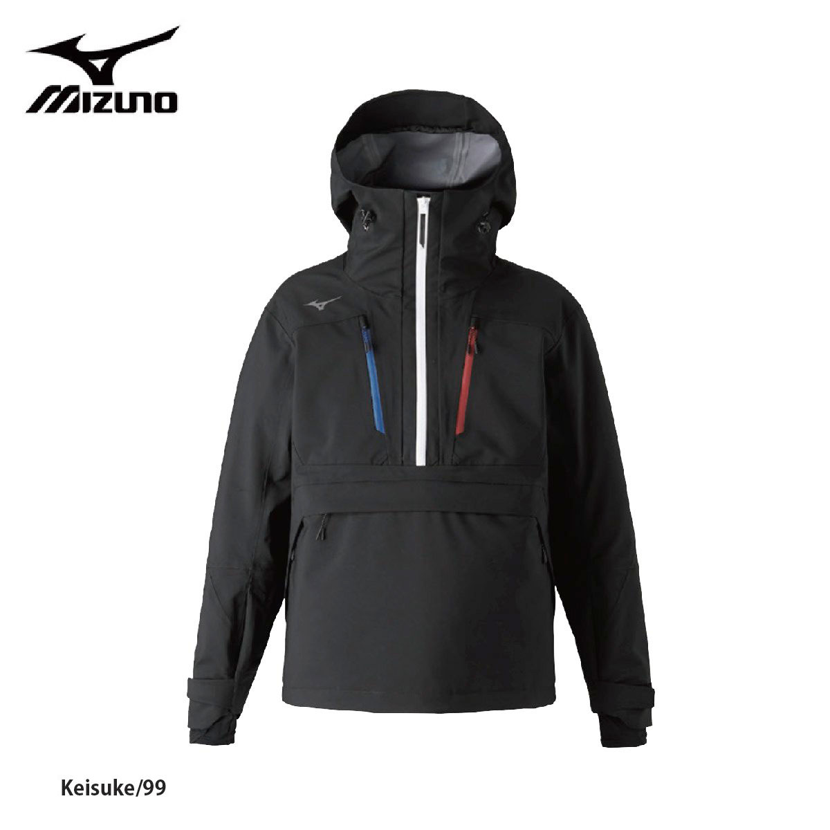 エントリでP+4%〜5%!3/29限定! スキー ウェア ジャケット メンズ レディース MIZUNO ミズノ＜2024＞Z2ME2330 /  FREE SKI SHELL PULL OVER PARKA