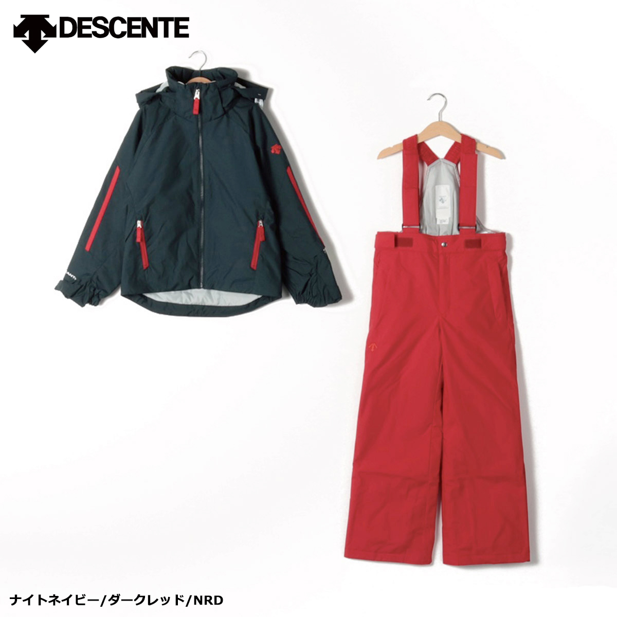 DESCENTE デサント スキーウェア 上下セット ＜2023＞ DWJUJH93 / JUNIOR & KID'S SUIT 22-23 旧モデル