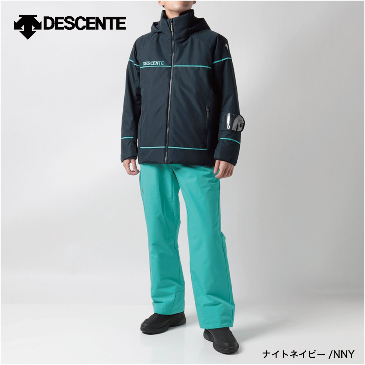 DESCENTE デサント スキーウェア 上下セット ＜2023＞ DWMUJH71 / MEN'S SUIT 22-23 旧モデル