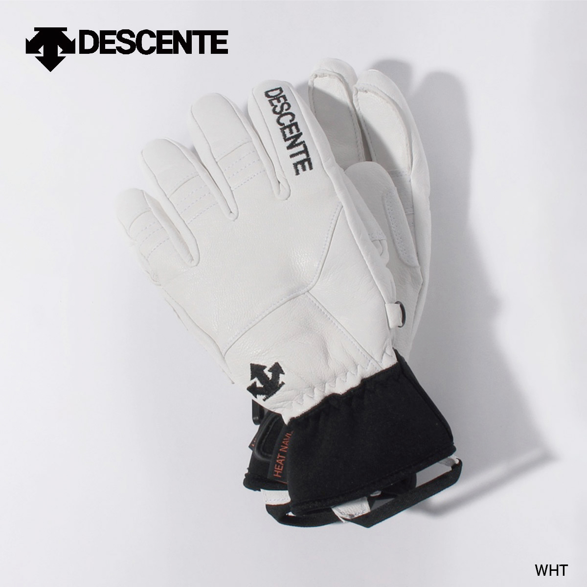 DESCENTE スキーグローブ ホワイト デサント（DESCENTE）（レディース）スキーグローブ 女性用