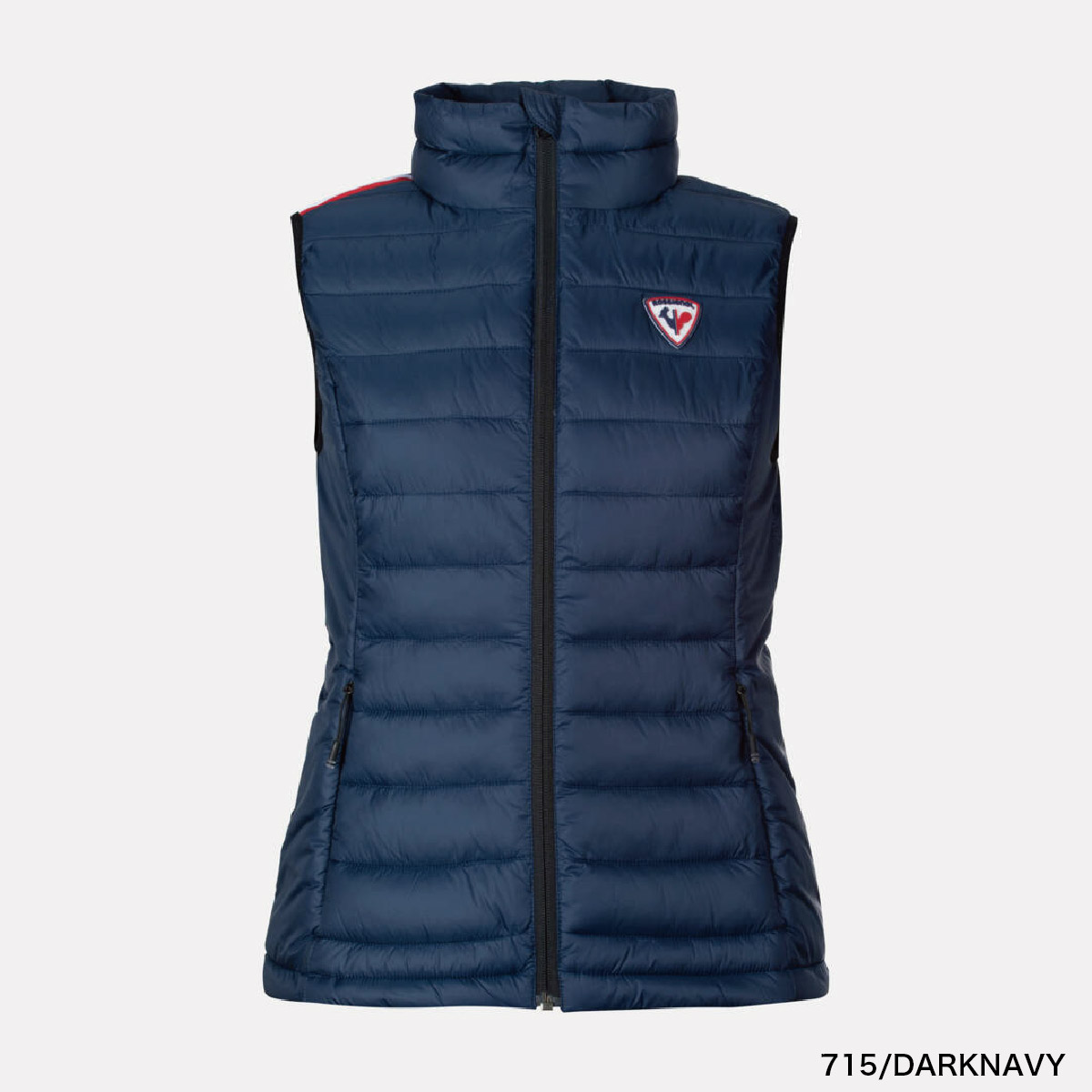 ロシニョール VILLE 半袖　ダウンジャケット　スキー　38  ネイビー ロシニョール VILLE 半袖 ダウンジャケット スキー 38 ネイビー