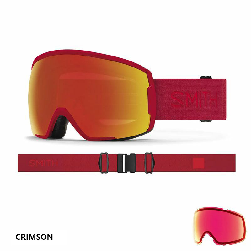 SMITH スノーゴーグル レッド SMITH（スミス） スキーゴーグル ゴーグル スキー メンズ レディース