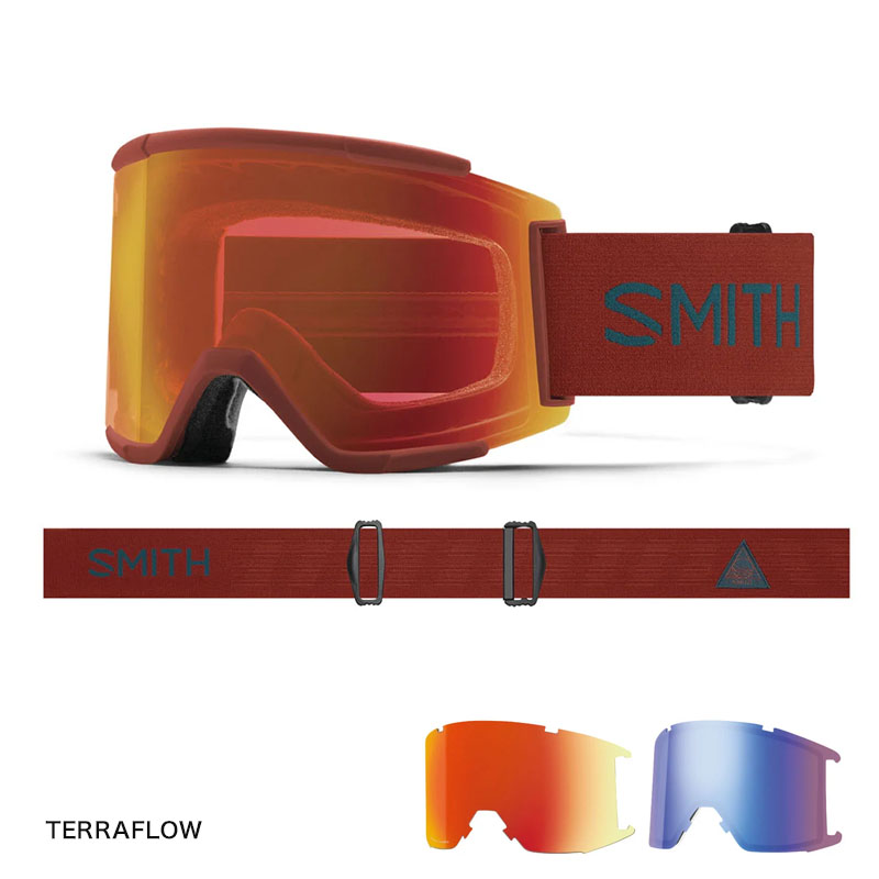 【新品】 SMITH SQUAD XL 2レンズ RED スミス ゴーグル SMITH（スミス） スキーゴーグル ゴーグル スキー＜2024＞Squad XL