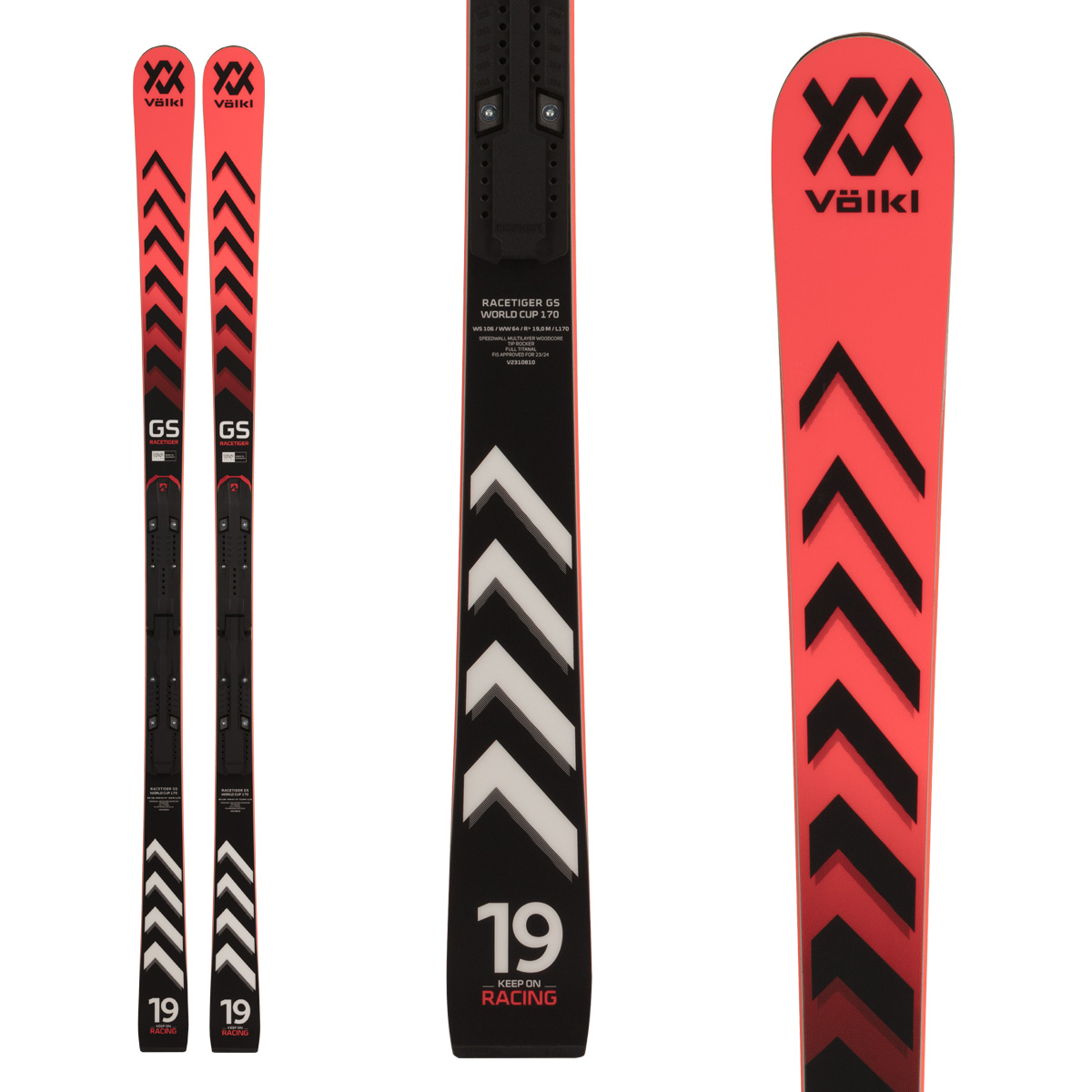 VOLKL（フォルクル） スキー板 キッズ ジュニア＜2024＞ RACETIGER GS