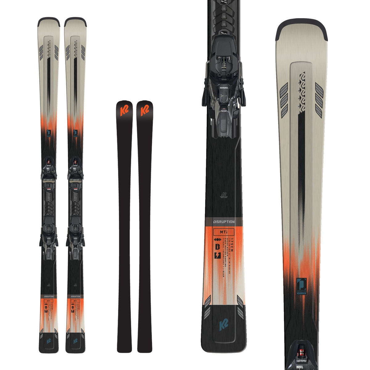 K2 ケーツー スキー板 メンズ レディース 2024 DISRUPTION MTi +