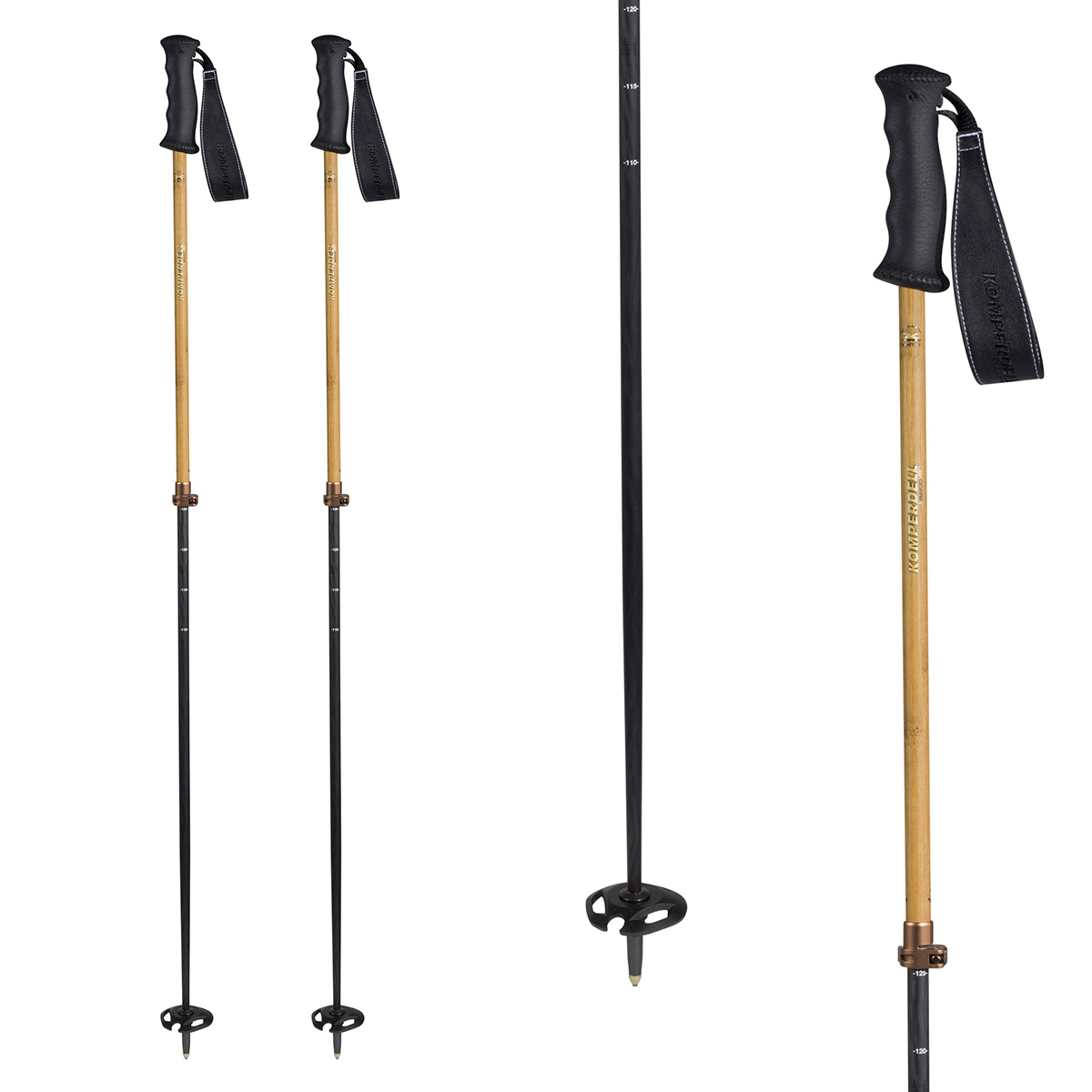 KOMPERDELL コンパーデル スキーポール ストック 伸縮式ストック