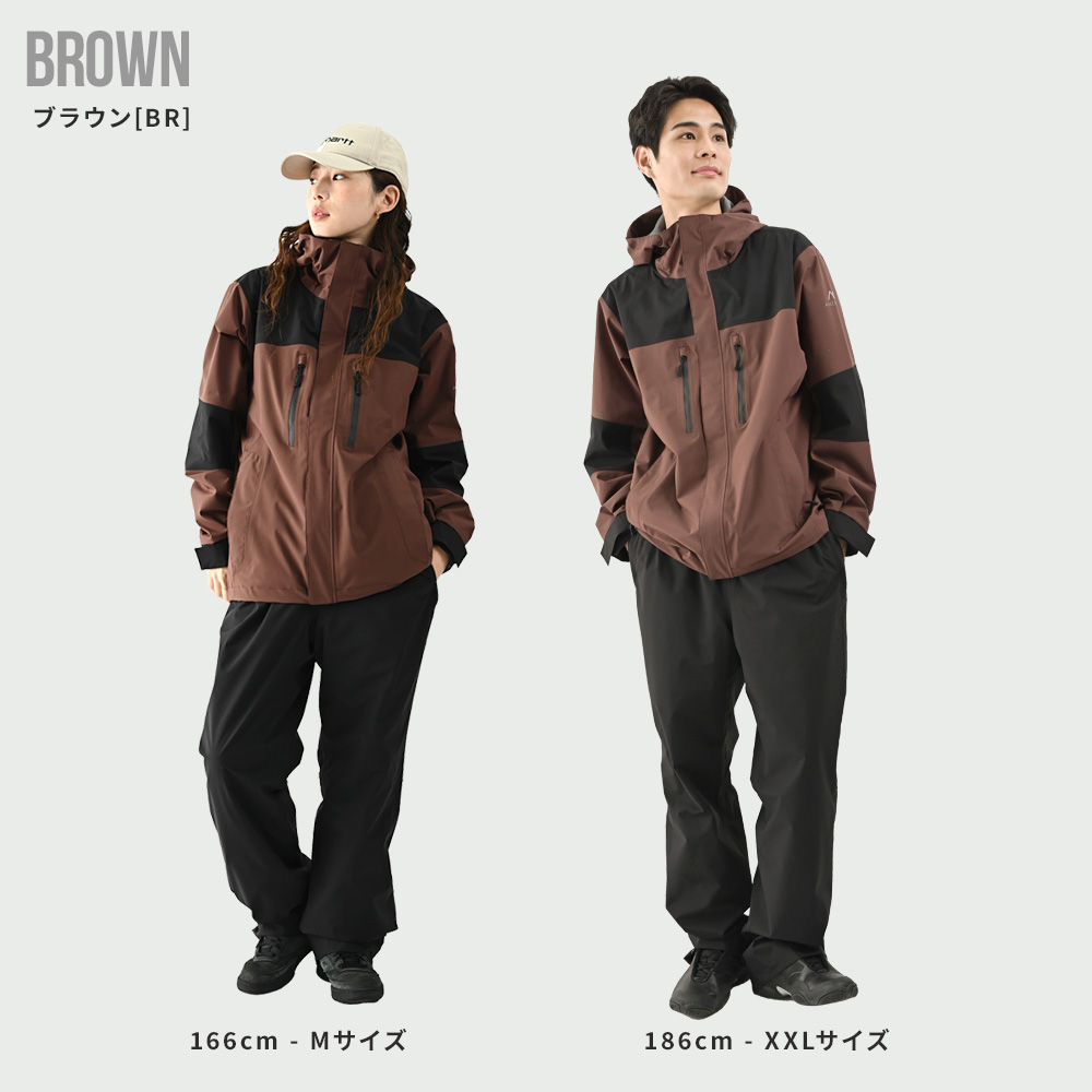 レインウェア 上下セット メンズ レディース 自転車 通学 ゴルフ 登山 透湿 防水 ストレッチ レインパンツ ジャケット カッパ 雨合羽 雨具 アメラク  通学 | NNOUM | 06
