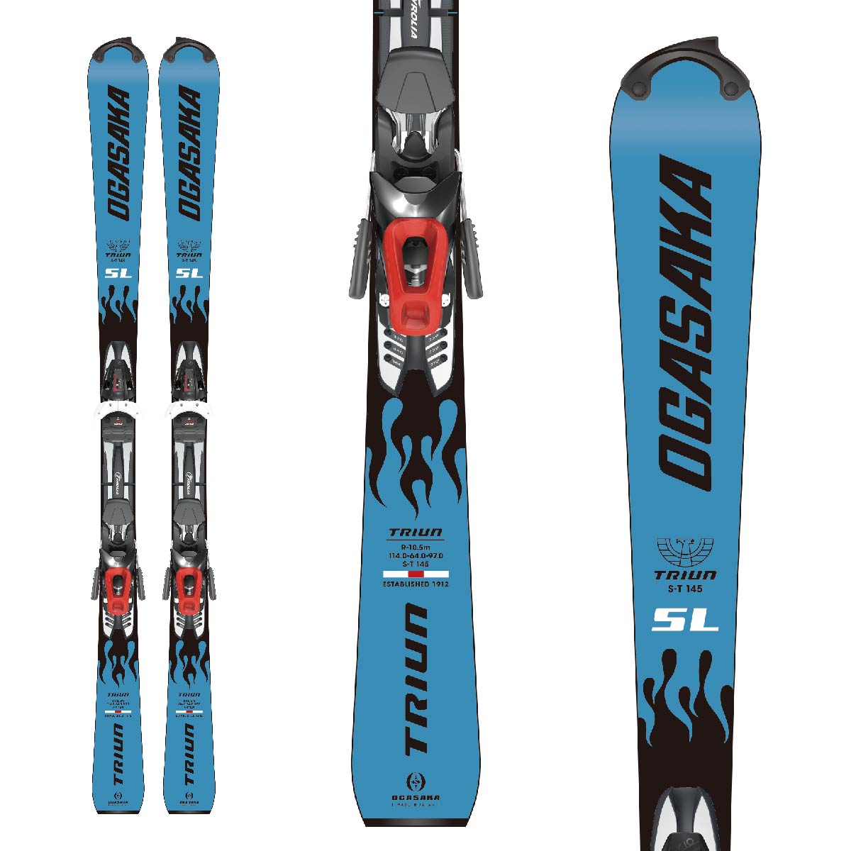 OGASAKA（オガサカ） スキー板 キッズ ジュニア ＜2024＞ TRIUN