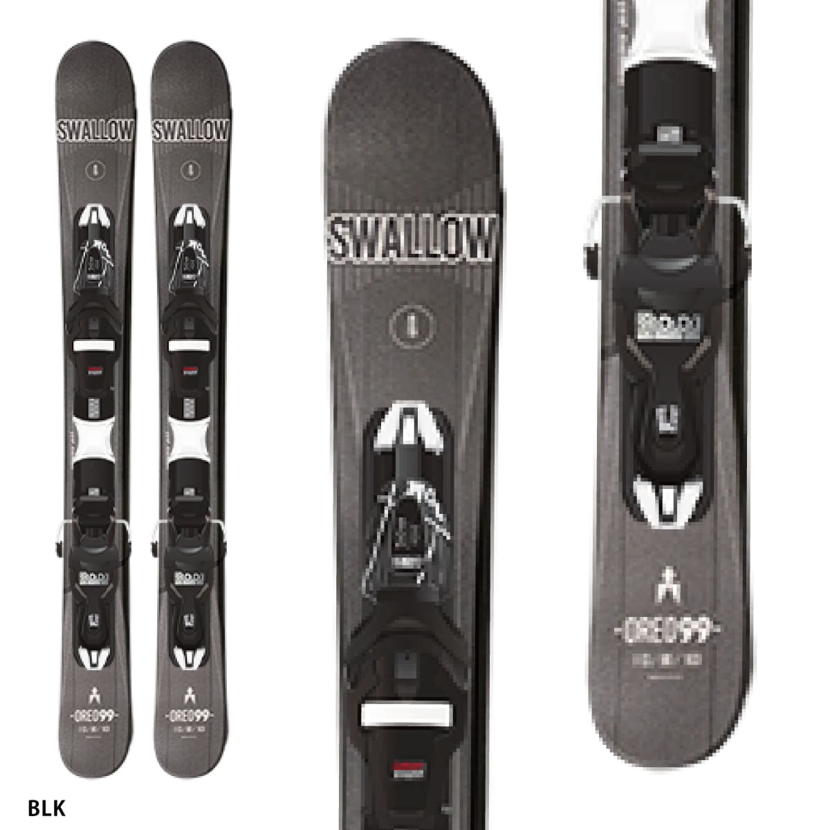 SWALLOW スワロースキー板 ＜2024＞板新品、ビンディング新品 スワロー スキー板 SWALLOW ショートスキー メンズ レディース ＜2024