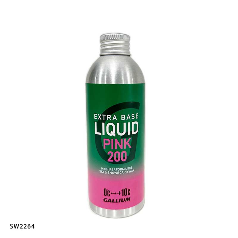 GALLIUM ガリウム ワックス ＜2025＞ EXTRA BASE LIQUID PINK / 200ml /詰め替え用/ エクストラ ベース リキッド ピンク/SW2264 | GALLIUM | 01