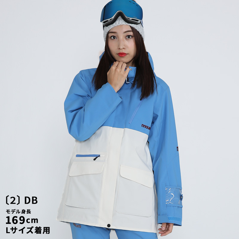 NNOUM スキーウェア ジャケット 単品 レディース スノーボードウェア