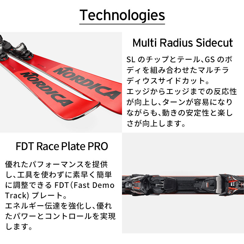 NORDICA（ノルディカ） スキー板 メンズ レディース 2025 Spitfire TI