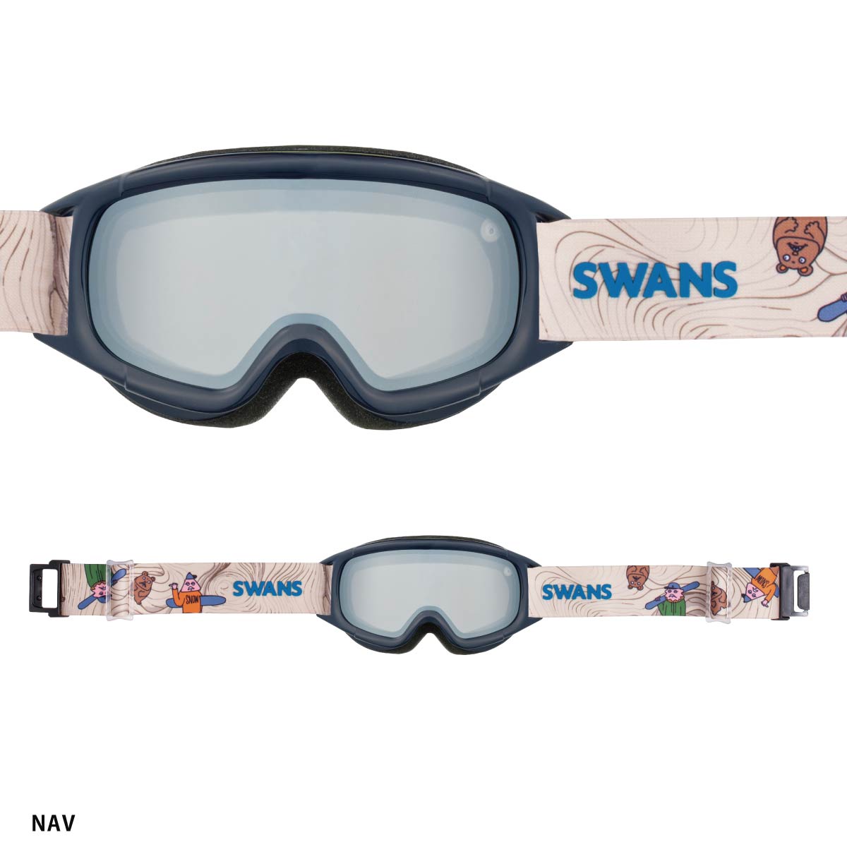SWANS（スワンズ） スキーゴーグル キッズ ジュニア 2025 JUMPIN-MDH