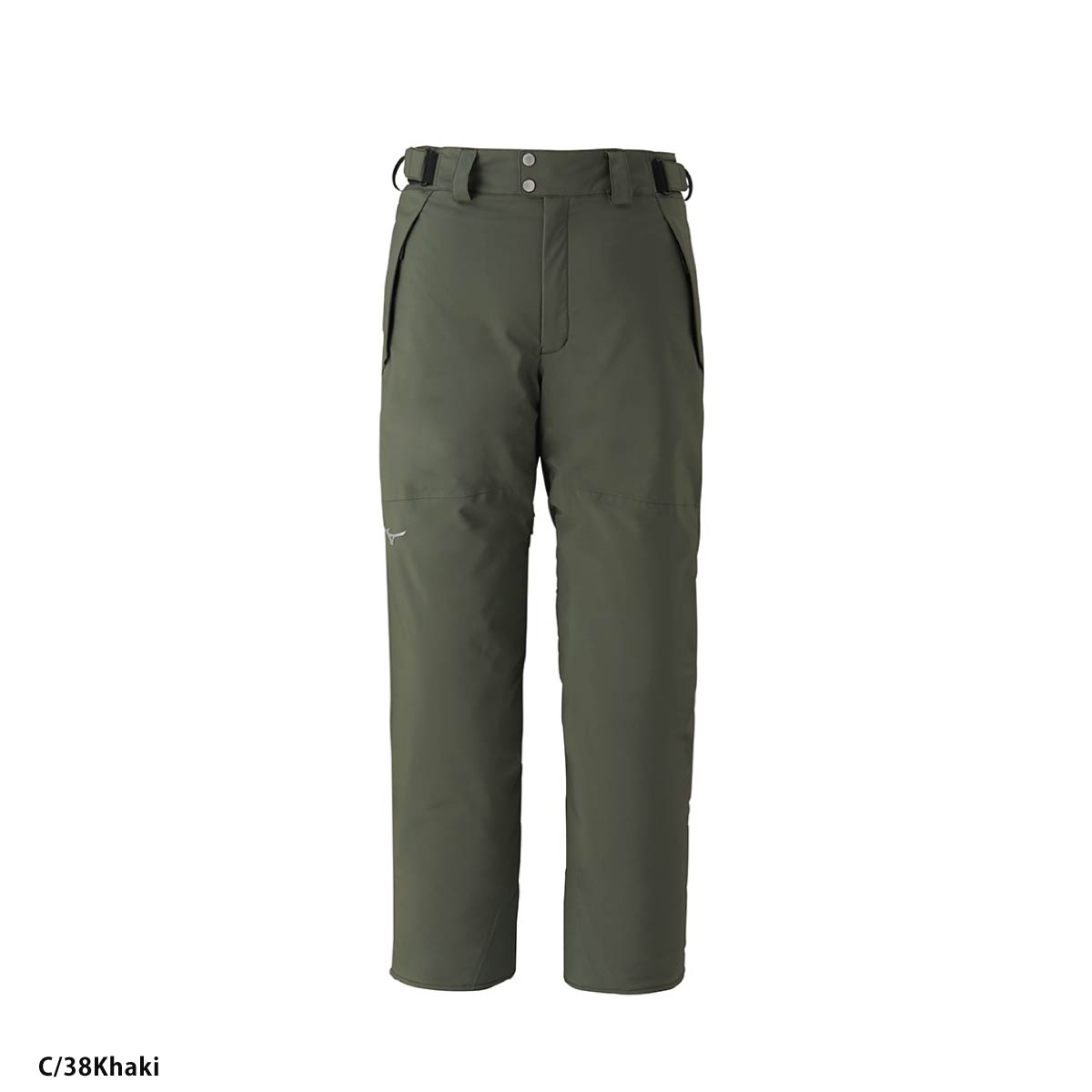 Mizuno インサレーション ミドルパンツ カーキ Lサイズ 美品 ミズノ