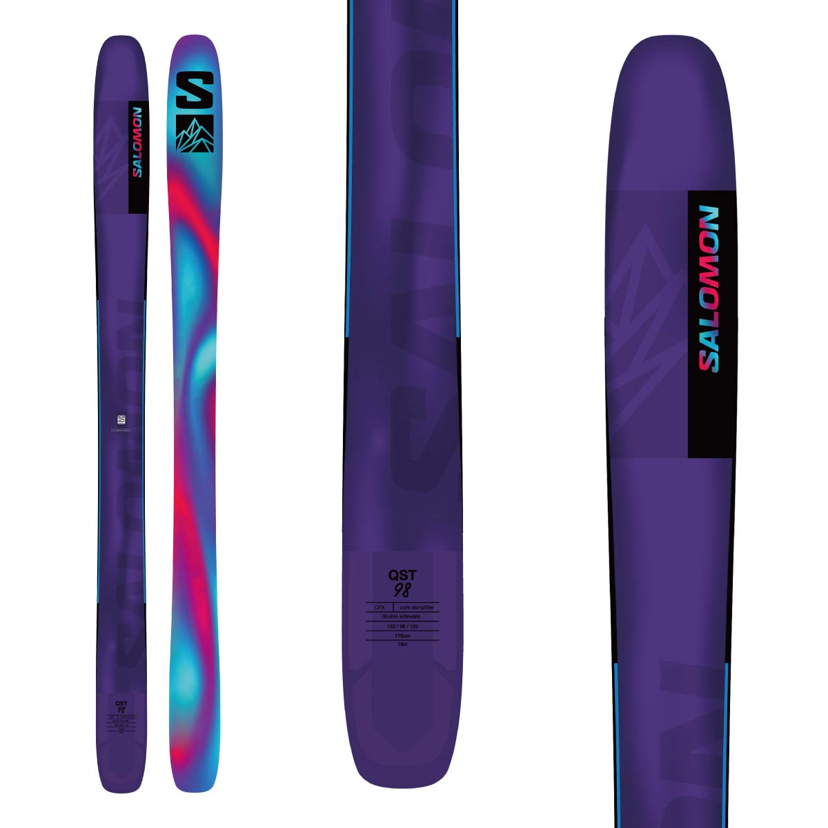 SALOMON（サロモン） スキー板 メンズ レディース 2025 QST 98 【板